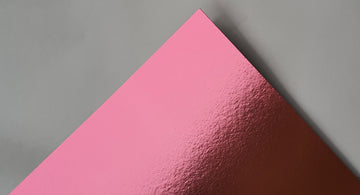Papel Laminado Rosa 20 folhas A4 - 180g/250g - Papel Especial